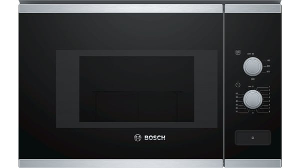 Bosch BFL520MS0 mikrovågsugn Svart, Rostfritt stål Kombinationsmikrovågsugn Inbyggd 20 l 800 W