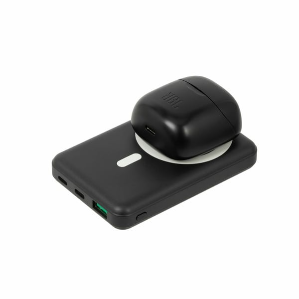 Miniatyrbillede 5 af 24: Rivacase VA2604 powerbank Lithium polymer (LiPo) 10000 mAh Trådløs opladning Sort