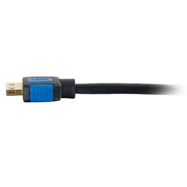 C2G 82377 HDMI-kabel 0,5 m HDMI Typ A (standard) Svart, Blå