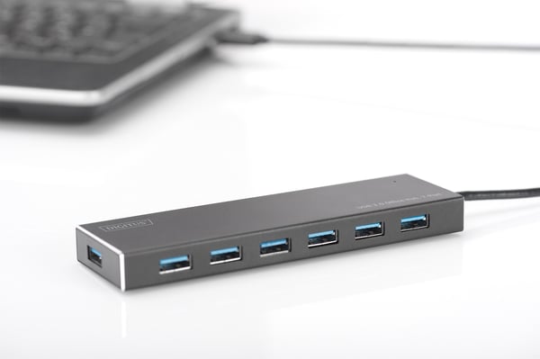 Miniatyrbillede 5 af 7: DIGITUS USB 3.0 Office Hub, 7-port