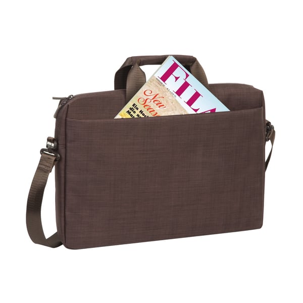 Rivacase 8335 BROWN taske og etui til laptop 39,6 cm (15.6") Mappe Brun