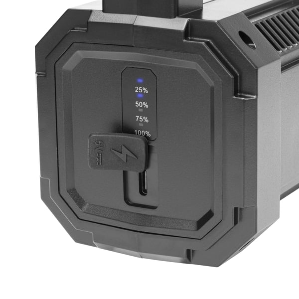 Miniatyrbillede 4 af 9: Montis Latarka - Szperacz akumulatorowy LED 20W MT146 Sort Hånd lommelygte