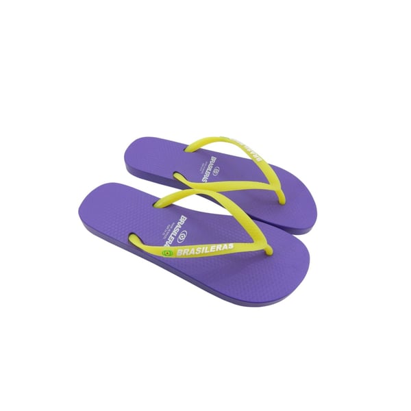 Miniatyrbild 4 av 5: Brasileras UBCLACCBWNN2114_40-41 flip flop och badtoffla Honkoppling Lila, Gul
