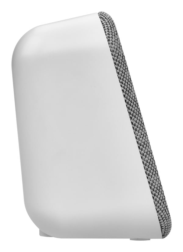 TFA-Dostmann 60.2042.02 vækkeur Quartz alarmur Grå, Hvid