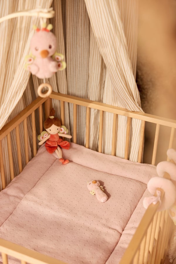 Miniatyrbillede 9 af 30: Jollein 002-005-68228 sengebaldakin & -drapering Beige Polyester, Bomuld