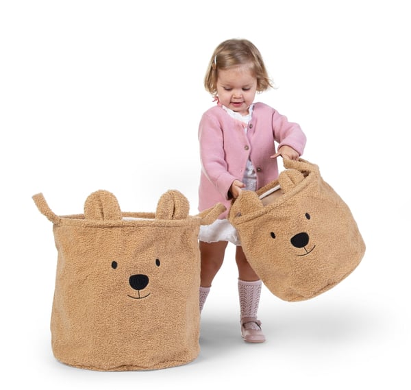 Childhome CCBTB40 opbevaringskasse Opbevaringskurv Firkant Polyester Beige