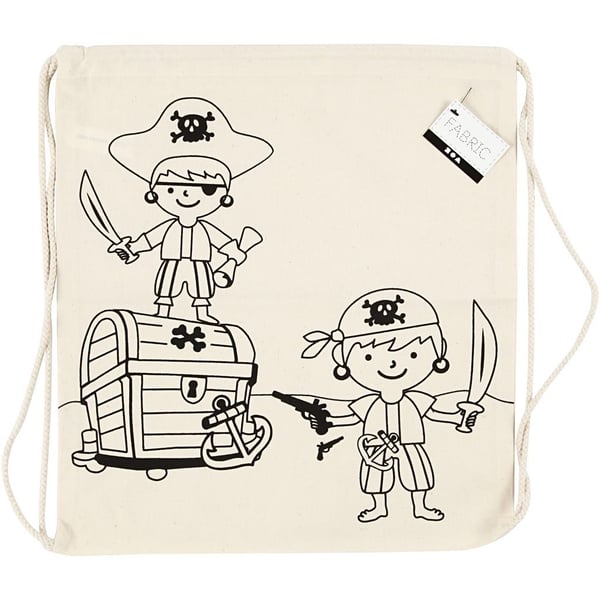 Creativ Company 499651 indkøbstaske Beige, Sort Mulepose