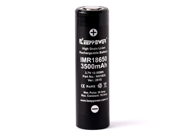 Miniatyrbillede 1 af 5: ALLNET IMR18650 husholdningsbatteri Genopladeligt batteri 18650