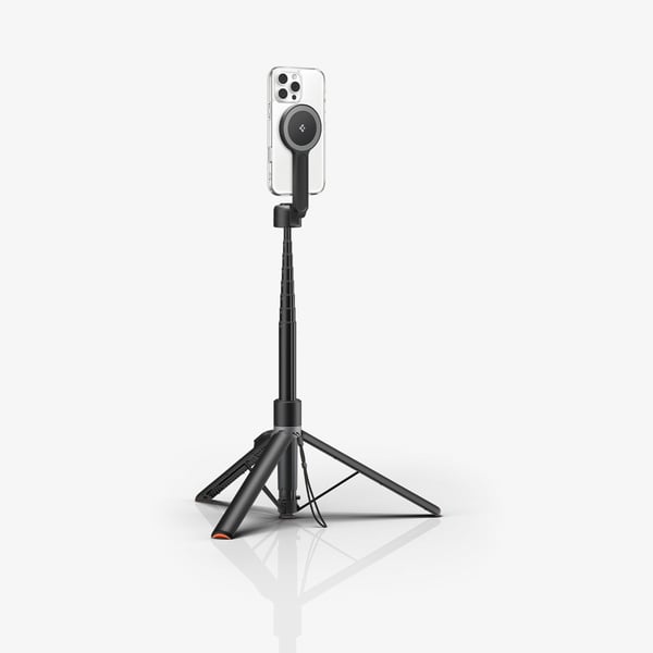 Miniatyrbillede 13 af 13: Spigen Tripod Selfie Stick (Magfit) | S581W selfiestang Smartphone Sort