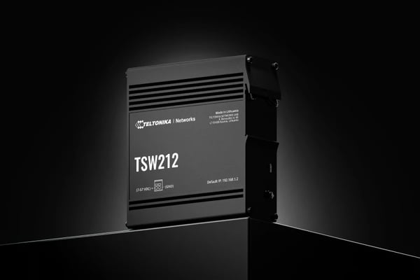 Miniatyrbillede 4 af 8: Teltonika TSW212 Administreret L2 Gigabit Ethernet (10/100/1000) Sort