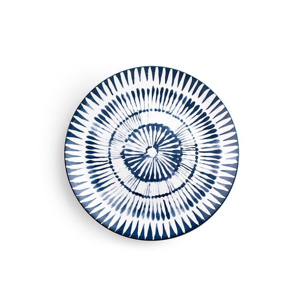 Ibili 693530 bordservicesæt 12 stk Porcelæn Blå, Hvid