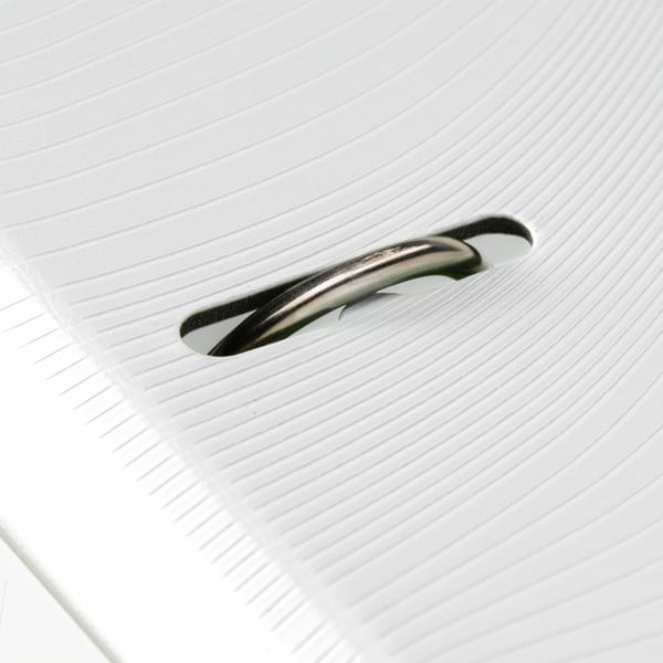 Miniatyrbild 8 av 9: Brunnen WAVE ringpärmar A4 Vit