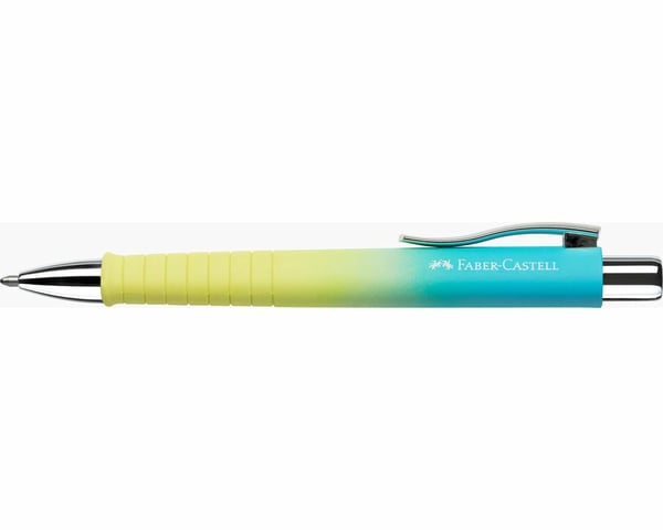 Faber-Castell 241109 kulspetspennor Blå Fastklämbar, indragbar kulspetspenna Extra Bred 1 styck