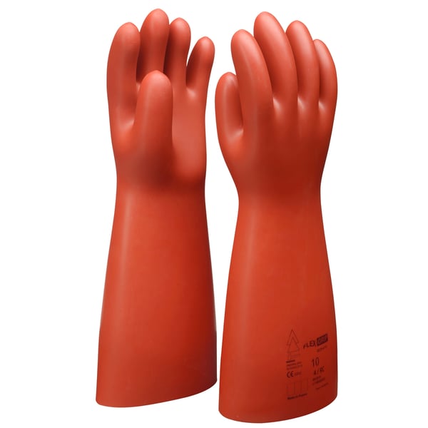 Miniatyrbillede 4 af 4: KS Tools 117.0078 beskyttende håndbeklædning Isolerende handsker Rød Latex