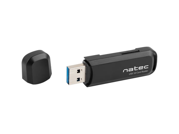 NATEC Scarab 2 kortinlukija USB 3.2 Gen 1 (3.1 Gen 1) Type-A Musta