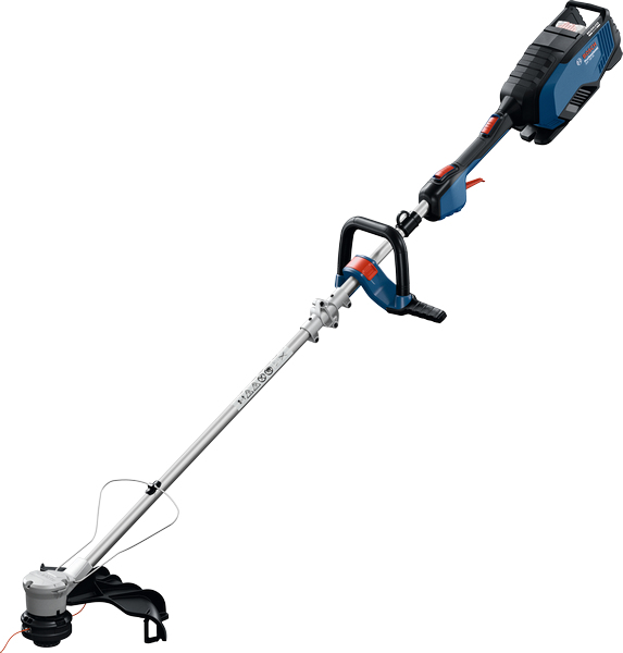 Miniatyrbillede 1 af 7: Bosch 0 600 8D0 200 børsteskærer & strengtrimmerer 40 cm Batteri Sort, Blå