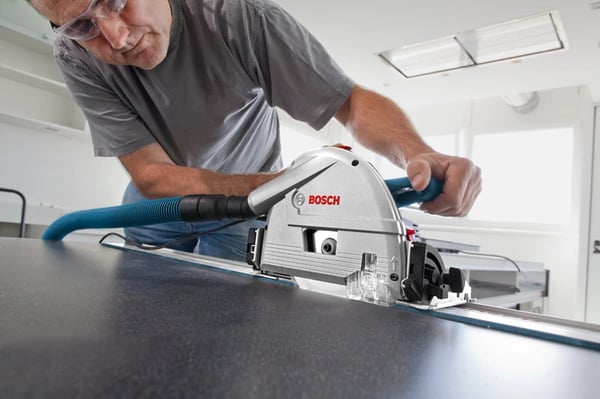 Miniatyrbillede 6 af 6: Bosch GKT 55 GCE + FSN 1400 PROFESSIONAL 16,5 cm Sort, Blå, Sølv 6250 rpm 1400 W