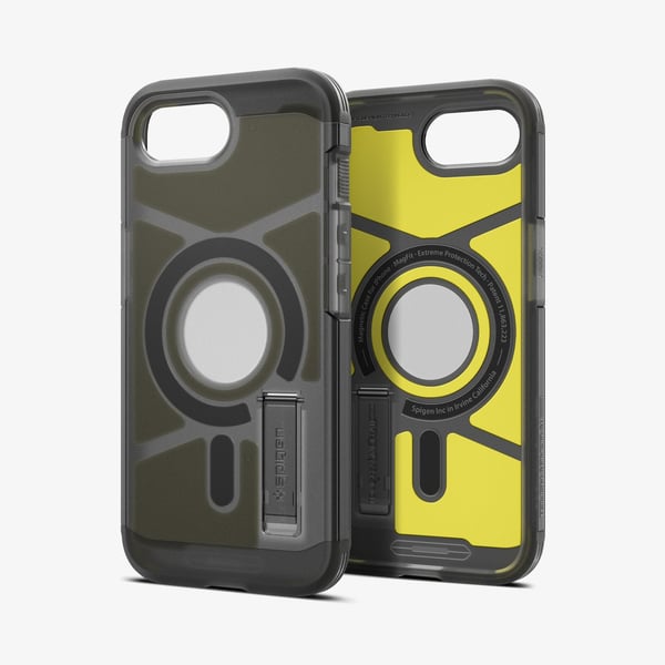 Spigen Tough Armor AI (MagFit) mobiltelefon etui 15,5 cm (6.1") Cover Sort, Grå