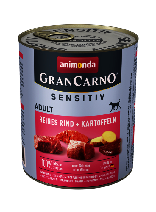 animonda GranCarno pure beef + potatoes Bøf, Kartoffel Voksen 800 g animonda GranCarno pure beef + potatoes Bøf, Kartoffel Voksen 800 g