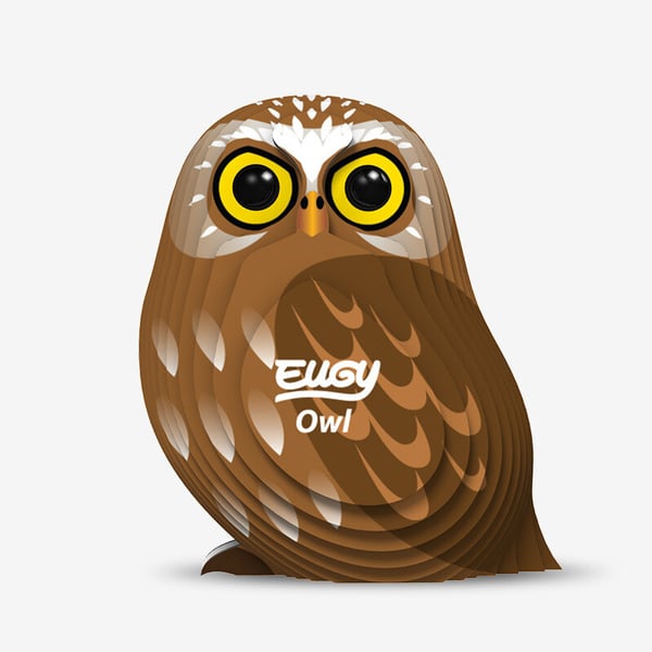 Eugy Owl 3D puslespil Dyr