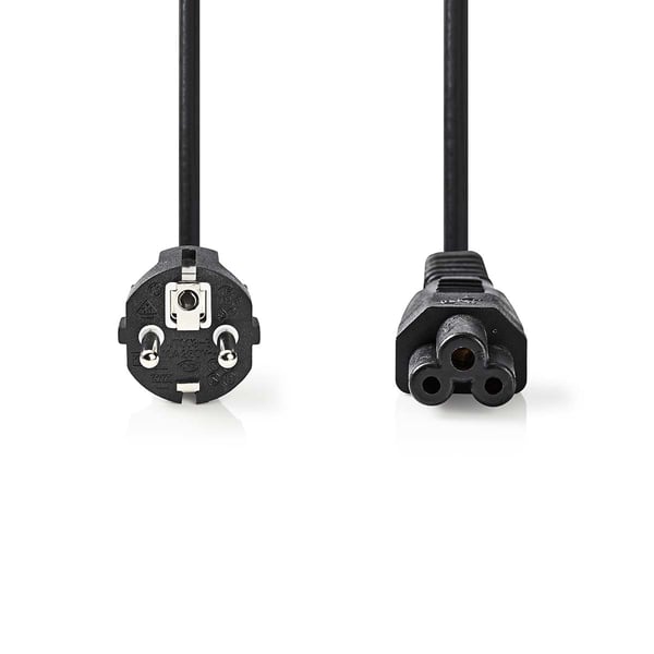 Nedis CEGL10130BK20 strömkablar Svart 2 m CEE7/17 CEE16/5