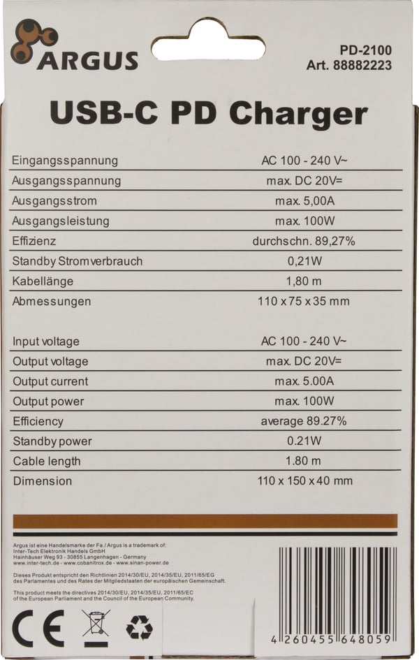 Pikkukuva 3 / 4: Inter-Tech PD-2100 Musta AC Sisätila