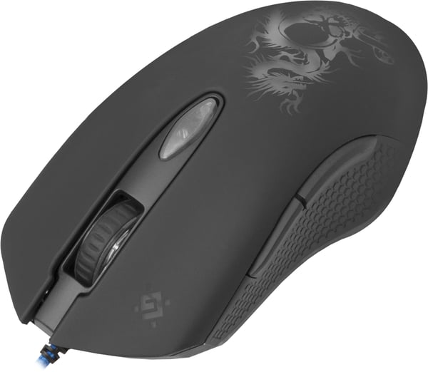 Defender GM-090L mus Spil Højre hånd USB Type-A Optisk 3200 dpi