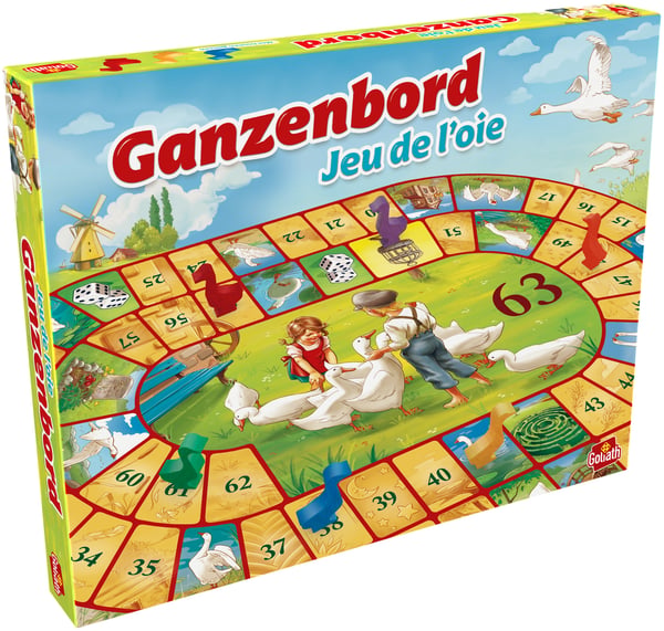 Goliath 926262.106 brætspil Ganzenbord 20 min. Familie