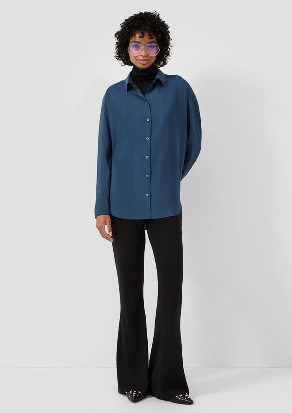 s.Oliver 2175174.5820.34 skjorte & top Bluse Langærmet Viskose