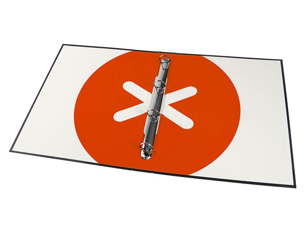Miniatyrbild 2 av 11: Antartik KA44 ringpärmar A4 Svart