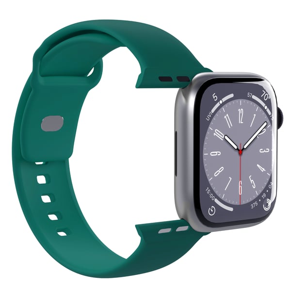 PURO PUICNAW44DKGRN Smart bærbart (wearable) tilbehør Band Grøn Silikone