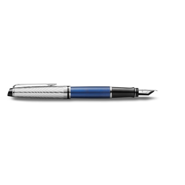 Miniatyrbillede 4 af 6: Waterman Expert Deluxe fyldepen Blå, Metallic 1 stk