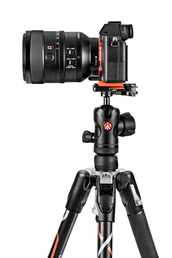 Miniatyrbild 6 av 7: Manfrotto MKBFRLA-BH stativ Digital/film kameror 3 ben Svart, Silver