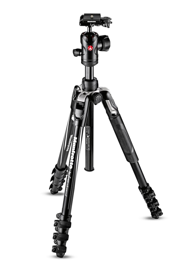 Pikkukuva 1 / 11: Manfrotto MKBFRLA4BK-BH kolmijalka 3 jalkoja Musta, Hopea