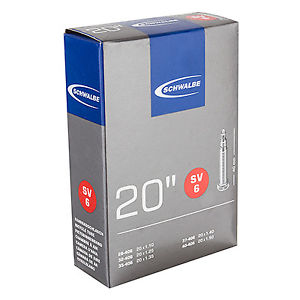 Schwalbe 10413313V cykelslange Presta ventil 20"