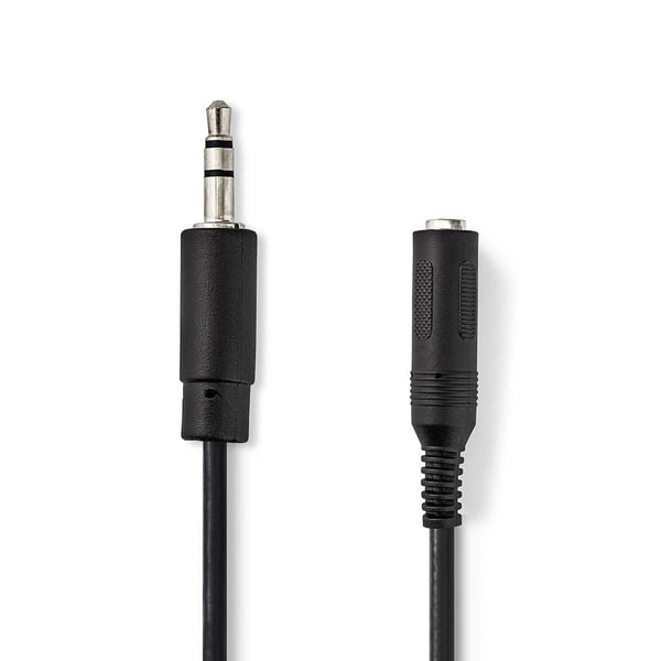 Nedis CAGP22550BK02 lydkabel 0,2 m 3.5mm 6.35mm Sort