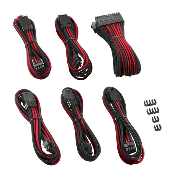 Miniatyrbild 2 av 4: Cablemod CM-PCAB-BKIT-NKKR-3PK-R intern strömförsörjningskabel