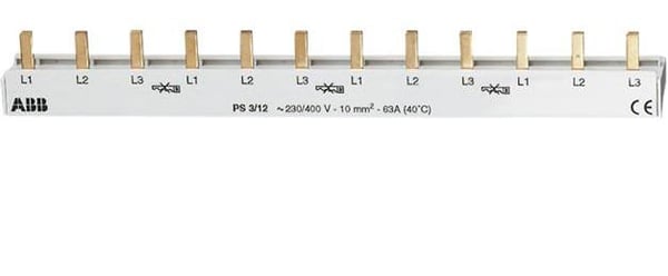ABB PS3/12 pin skinne 1 stk 211 mm
