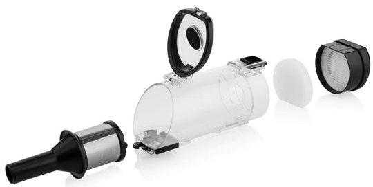 Eta Handy Home 2-i-1 stangstøvsuger Batteri Dry HEPA Støvpose 0,2 L 120 W Hvid 2500 At