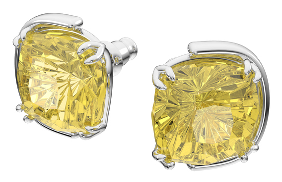Swarovski Harmonia Stiftörhängen Metall Silver, Gul