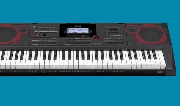 Miniatyrbild 2 av 8: Casio CT-X5000 MIDI-tangentbord 61 tangenter USB Svart, Vit