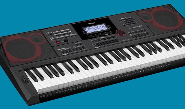 Miniatyrbild 3 av 8: Casio CT-X5000 MIDI-tangentbord 61 tangenter USB Svart, Vit