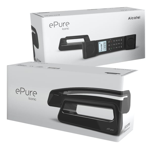 Alcatel ePure#3 Iconic DECT telefon Nummervisning Hvid