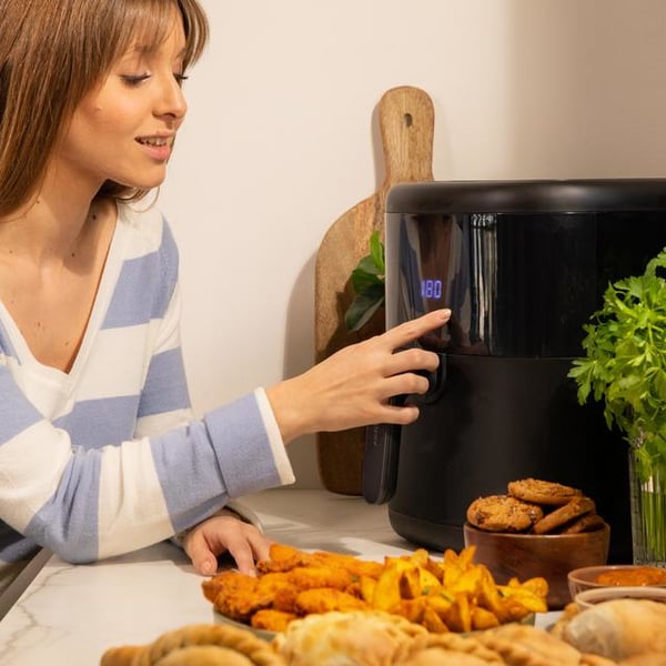 Pikkukuva 6 / 11: Cecotec Cecofry Bombastik 6000 Full Yksi 6 L Erillinen 1700 W Kuumakiertoilmakypsennin Musta