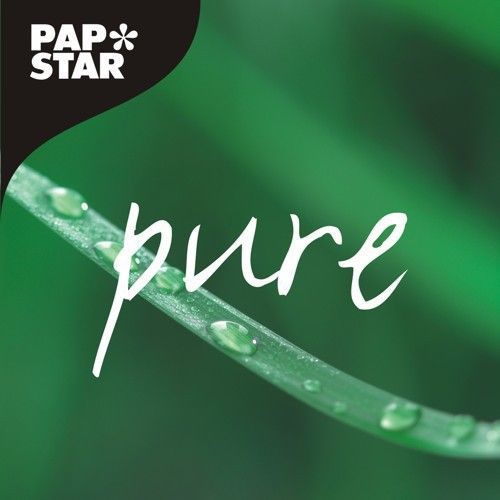 Papstar 85220 Mugglock Vit 50 styck Polylaktidsyra (PLA)