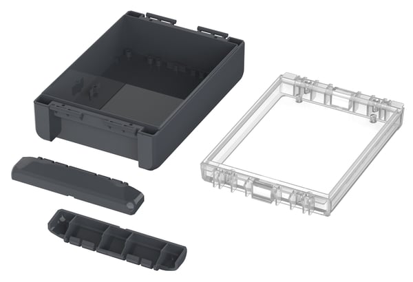 Bopla B 181306 PC-V0-G 7024 elektrisk skab IP66, IP68