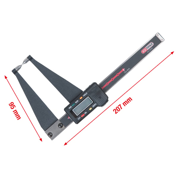Miniatyrbillede 1 af 2: KS Tools 300.0539 skydelærer