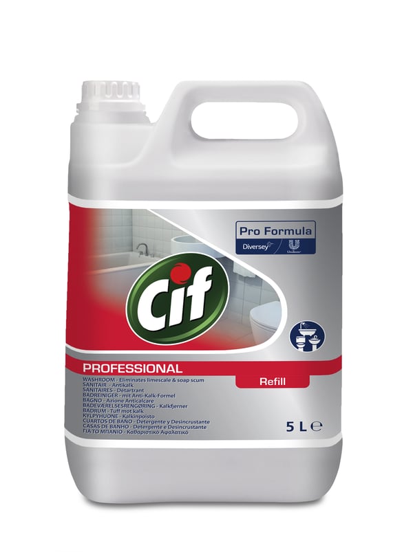 Cif Pro Formula 7517831 kylpyhuoneen & WC:n puhdistusaine 5000 ml Kanisteri Nestemäinen Puhdistaja Cif Pro Formula 7517831 kylpyhuoneen & WC:n puhdistusaine 5000 ml Kanisteri Nestemäinen Puhdistaja
