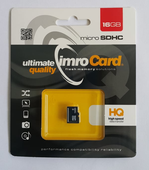 Miniatyrbillede 1 af 2: IMRO 4/16GB hukommelseskort MicroSDHC Klasse 4