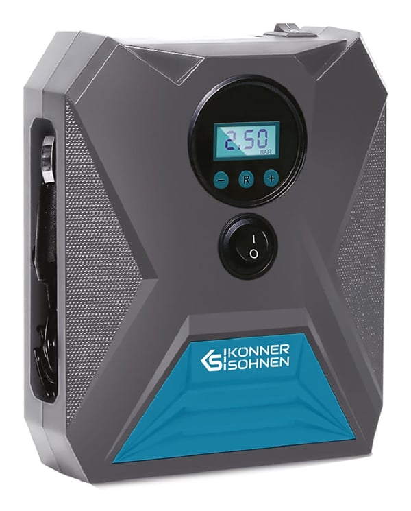 Könner & Söhnen KS P10 ilmakompressori 120 W 25 l/min Tupakansytytin Könner & Söhnen KS P10 ilmakompressori 120 W 25 l/min Tupakansytytin